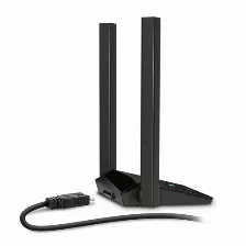Tarjeta De Red Inalambrica Tp-link Ax 1800 Archer Tx20u Plus Usb, Banda Dual, 1800 Mbit/s, Negro